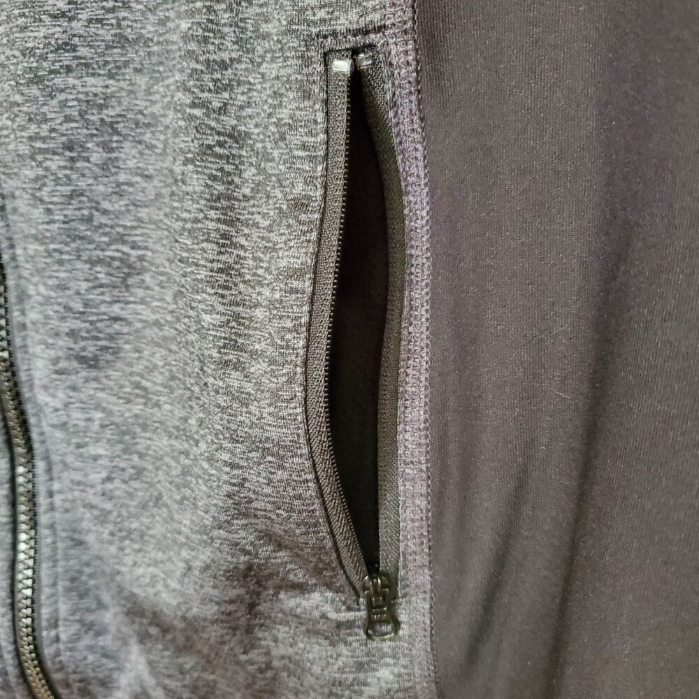 EUC Xersion Athletic Zip-up Jacket Black/Grey/Pink Workout Women's Large - Picture 6 of 11